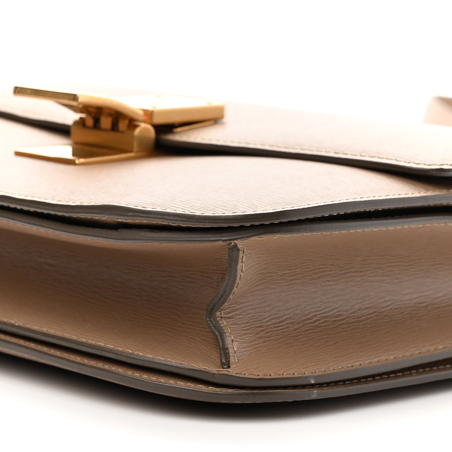 Celine Liege Calfskin Medium Classic Box Flap Bag Taupe 9 of 9