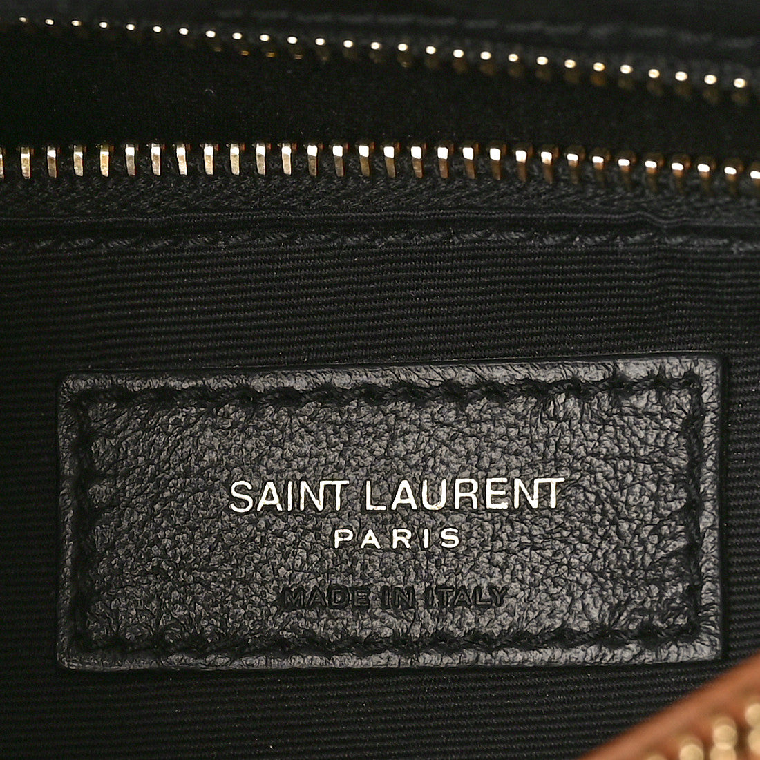 Saint Laurent Calfskin Y Quilted Monogram Medium Loulou Chain Satchel Dark Natural 6 of 12