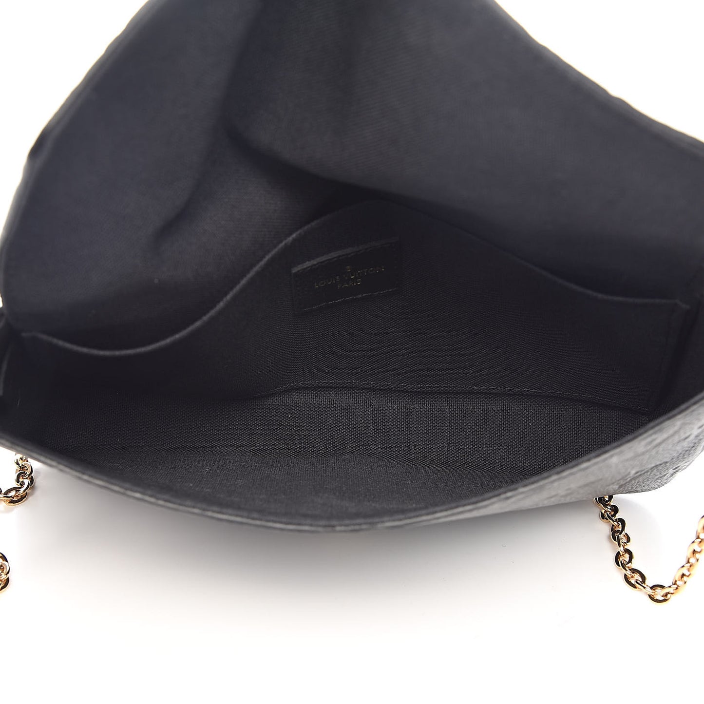 Empreinte Pochette Felicie Chain Wallet Black