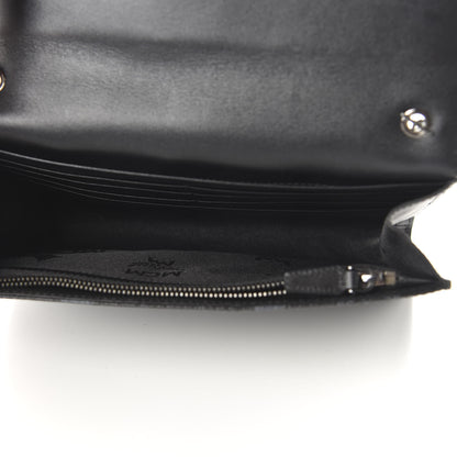 MCM Visetos Studded Chain Wallet Black 5 of 11