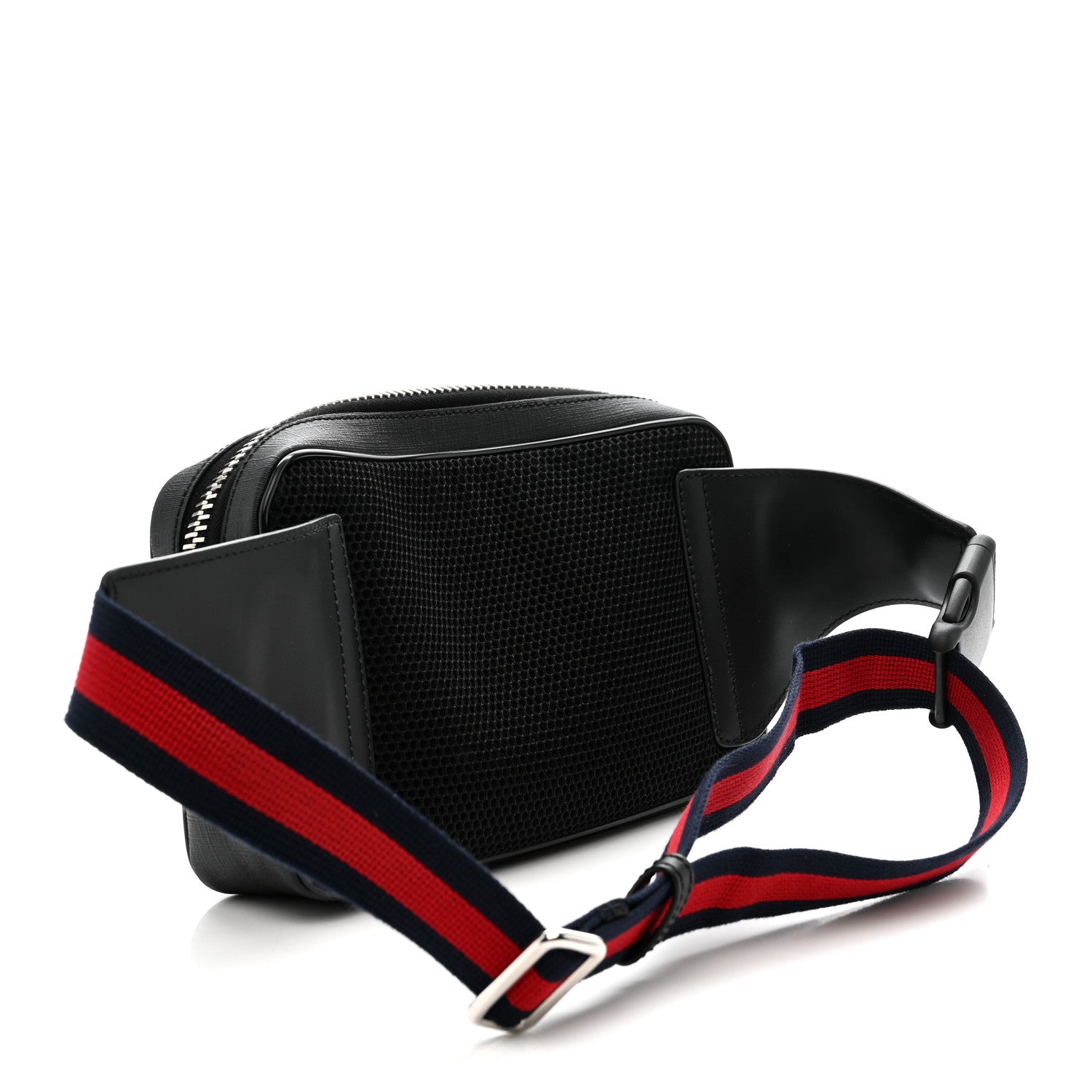 Gucci Soft GG Supreme Monogram Web Belt Bag Black Grey 3 of 10
