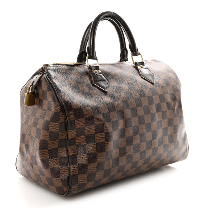 Louis Vuitton Damier Ebene Speedy 30 3 of 9