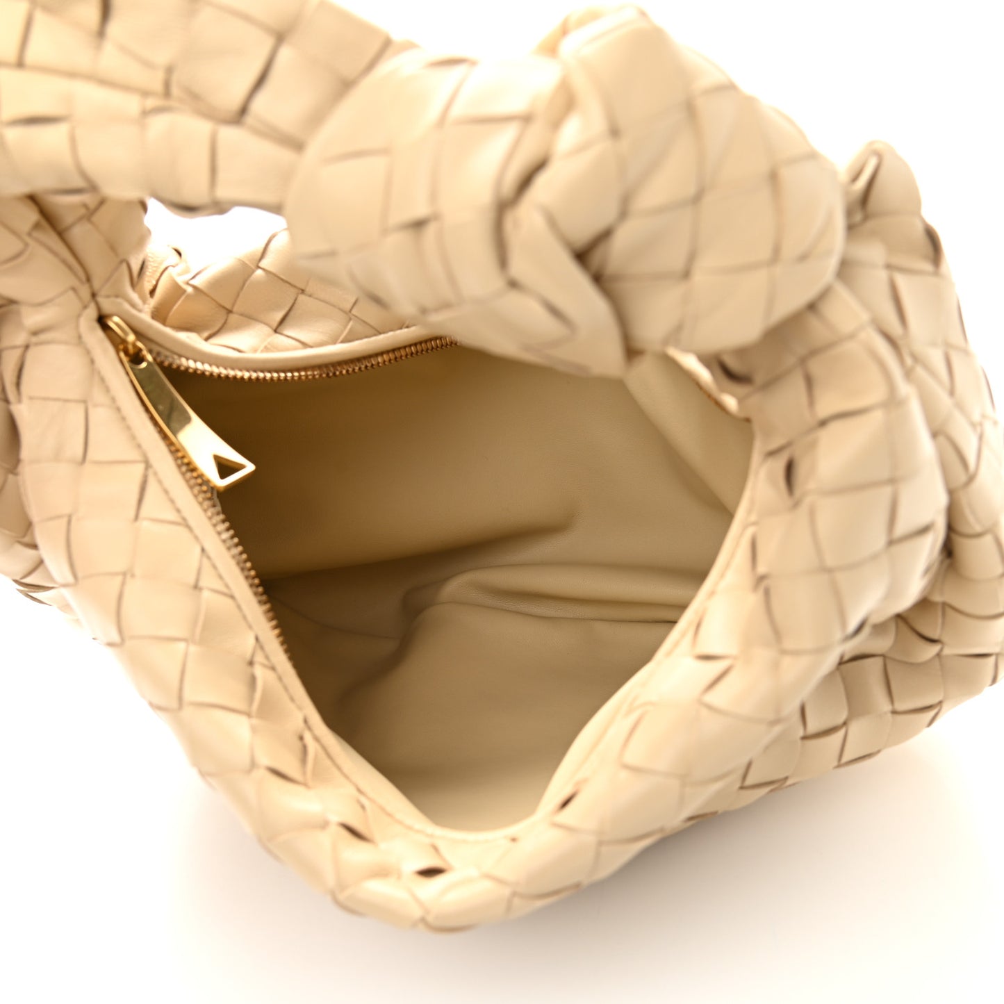Nappa Intrecciato Teen Jodie Hobo Porridge