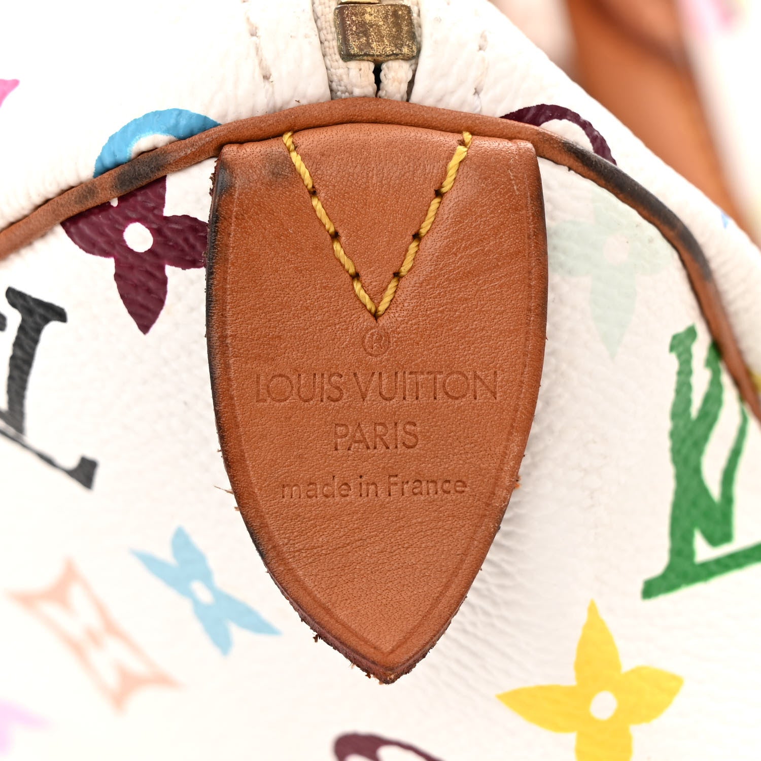 Louis Vuitton Monogram Multicolor Speedy 30 White 6 of 12