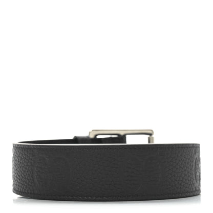 Gucci Piuma Calfskin Jumbo GG Embossed 35mm Belt 85 34 Royale 2 of 5