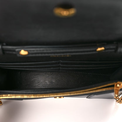 Balenciaga Shiny Box Calfskin Hourglass Chain Bag Black 5 of 8