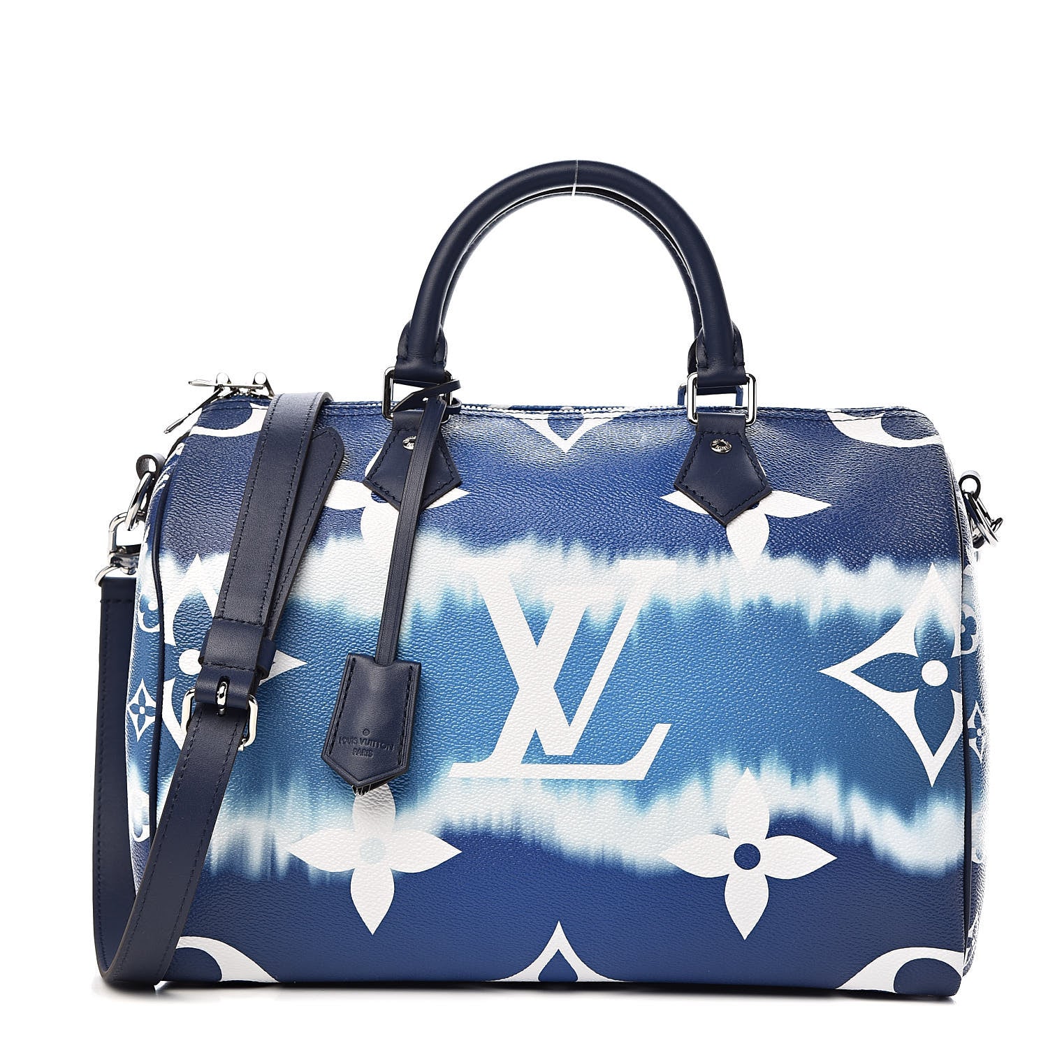 Louis Vuitton Monogram Escale Speedy Bandouliere 30 Blue 1 of 11