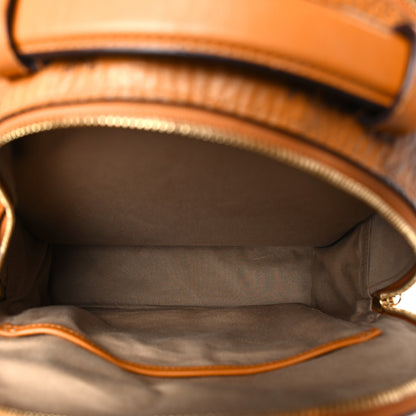 MCM Visetos Small Stark Backpack Cognac 5 of 10