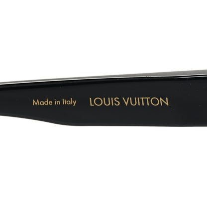 Louis Vuitton Nylon LV Shadow Square Sunglasses Z1843U Black 5 of 8