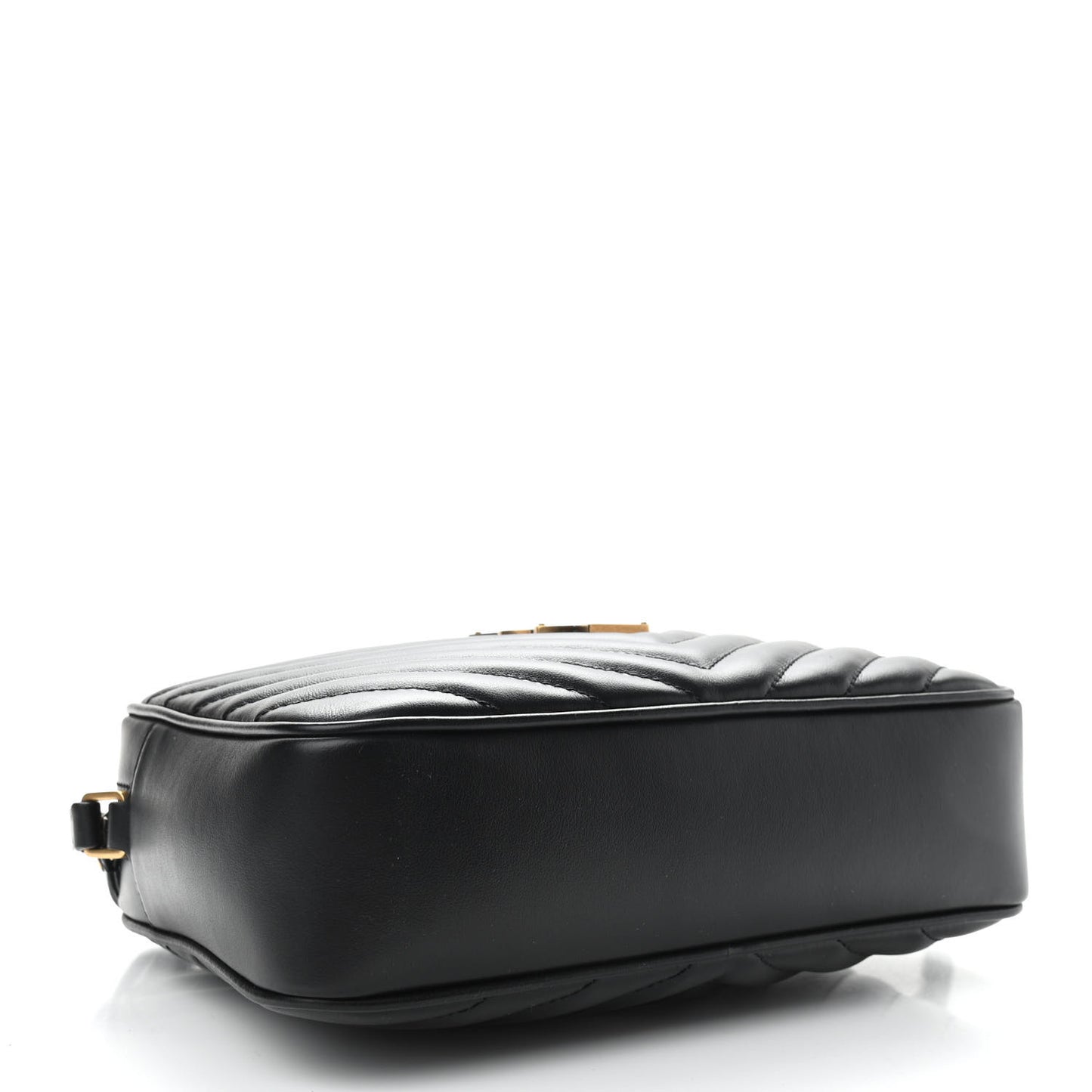Calfskin Matelasse Monogram Lou Camera Bag Black