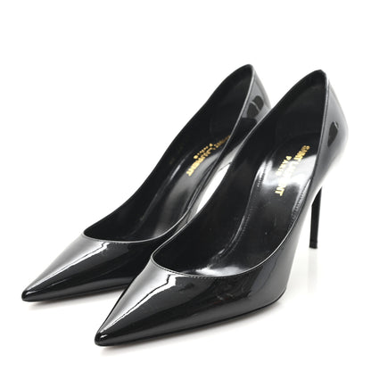 Saint Laurent Patent Calfskin Zoe 85 Pump 38 Black 4 of 10