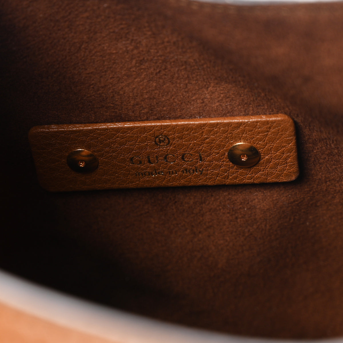Gucci Grained Calfskin Softbit Medium Shoulder Bag Brown 10 of 21