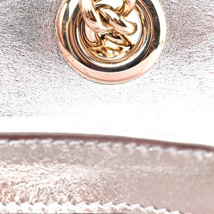 Gucci Iridescent Nappa Chevron Matelasse Mini GG Marmont Shoulder Bag Iridescent Escape Pink 11 of 11