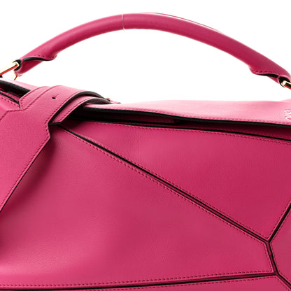 Loewe Calfskin Medium Puzzle Bag Fuchsia 8 of 10