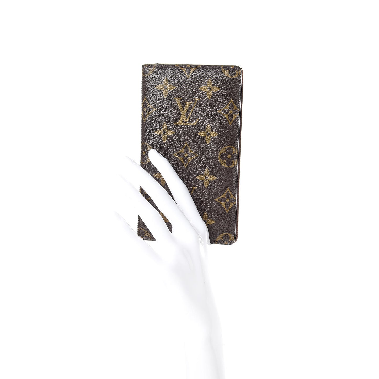 Monogram Checkbook Holder Case Wallet