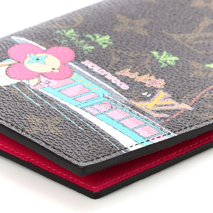 Louis Vuitton Monogram 2021 Christmas Animation Hollywood Passport Cover Fuchsia 9 of 9
