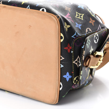 Louis Vuitton Monogram Multicolor Petit Noe Black 7 of 9