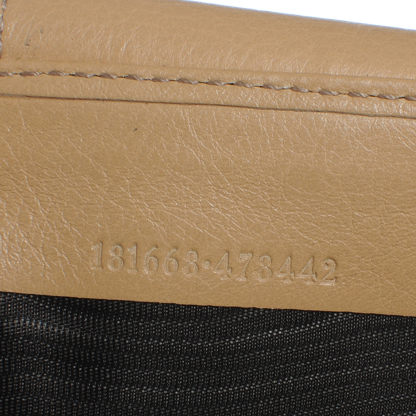 Gucci Guccissima Ladies Web Long Wallet Beige 7 of 7