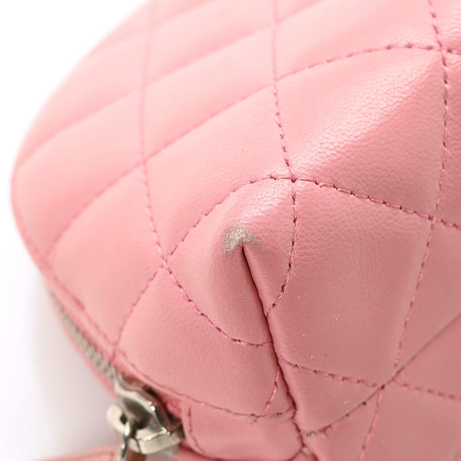 Chanel Calfskin Quilted Palette Cosmetic Case Pink 10 of 12