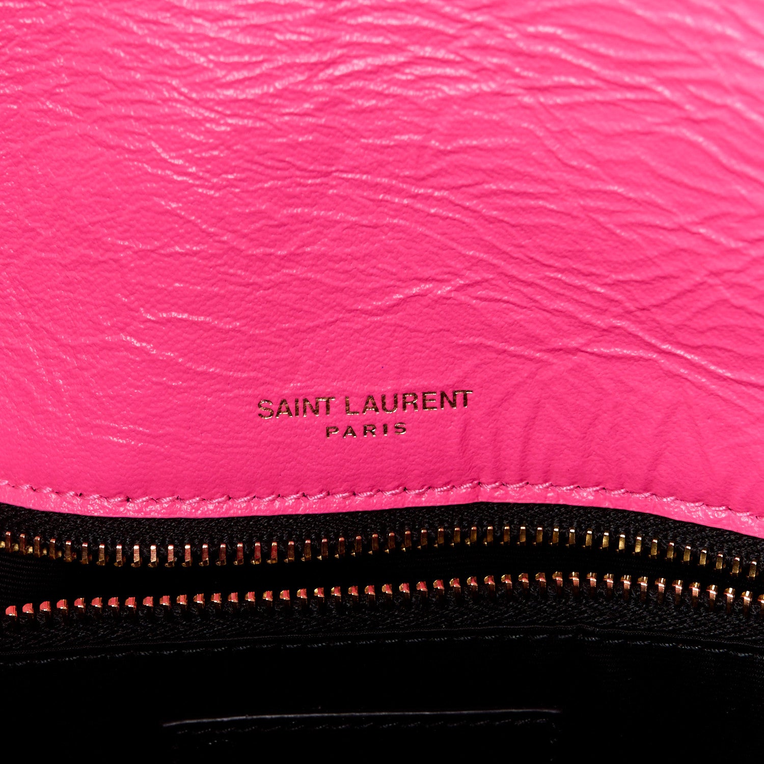 Saint Laurent Crinkled Calfskin Matelasse Monogram Medium Niki Chain Satchel Rose Glow 6 of 11
