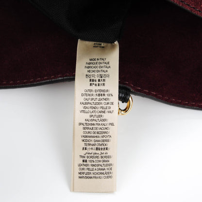 Burberry Suede House Check Cornwall Hobo Mahogany Red 8 of 14