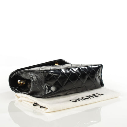 Chanel Patent Quilted Envelope Flap Black 4 of 8