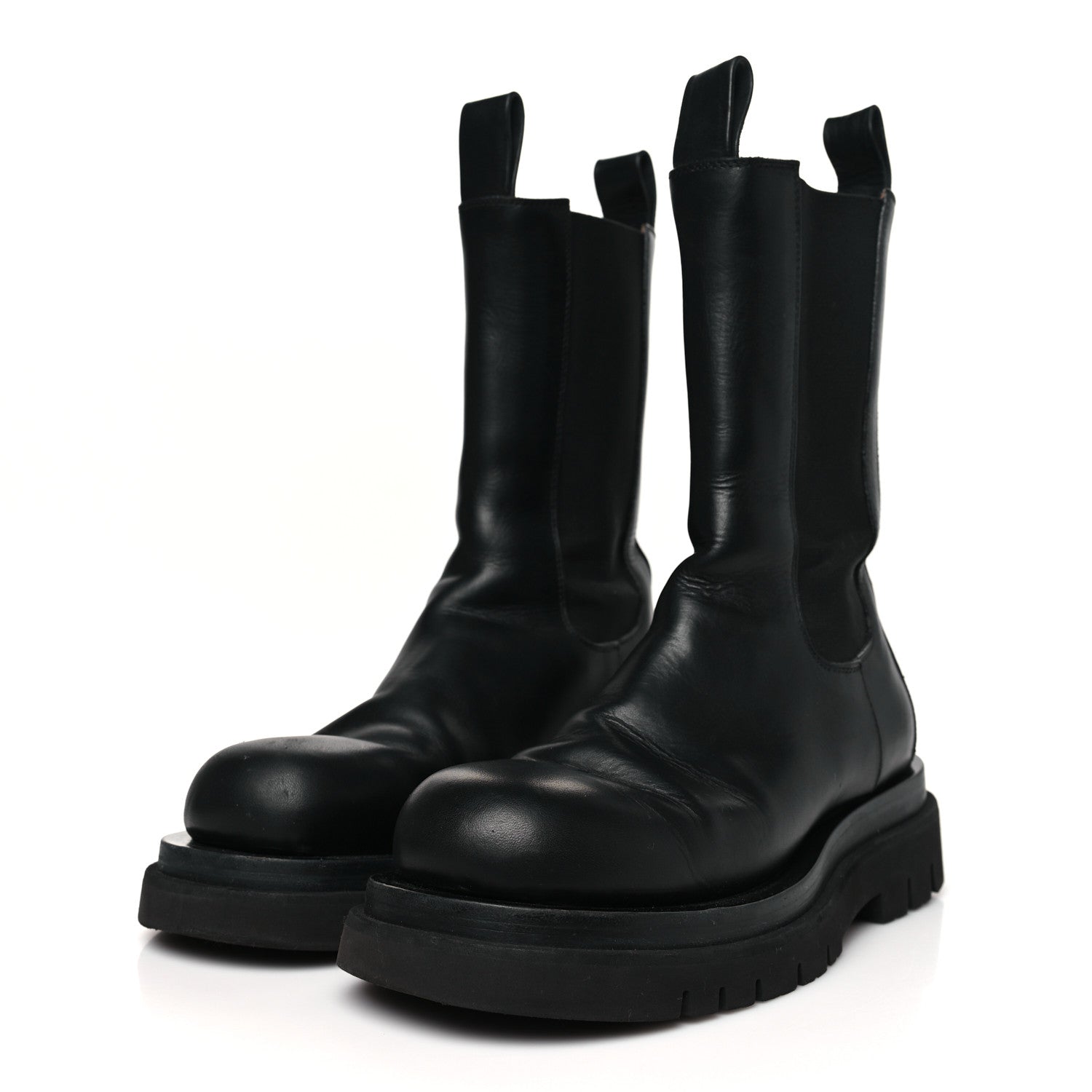 Bottega Veneta Calfskin The Lug Chelsea 55mm Boots 40 Black 4 of 11
