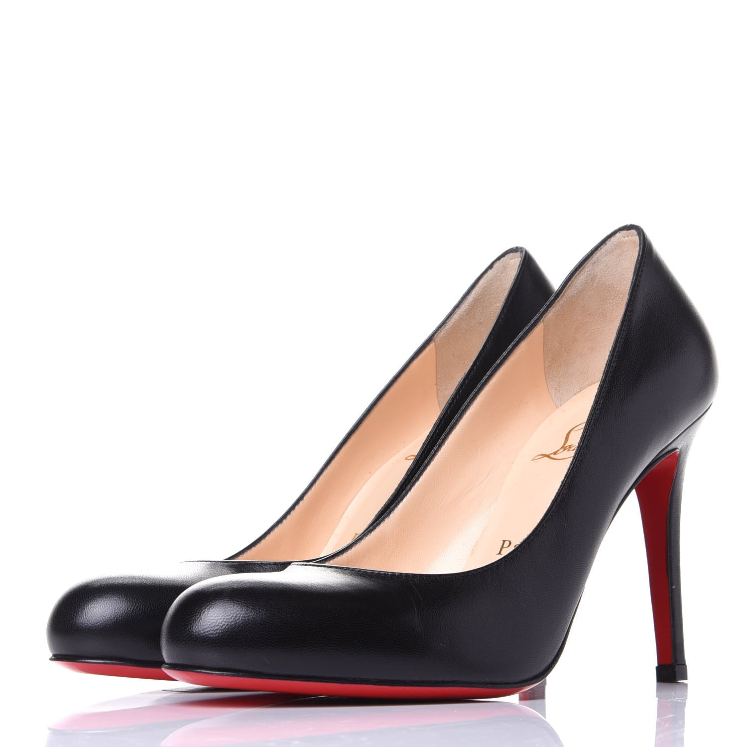 Christian Louboutin Kid Simple 100 Pumps 35.5 Black 3 of 10