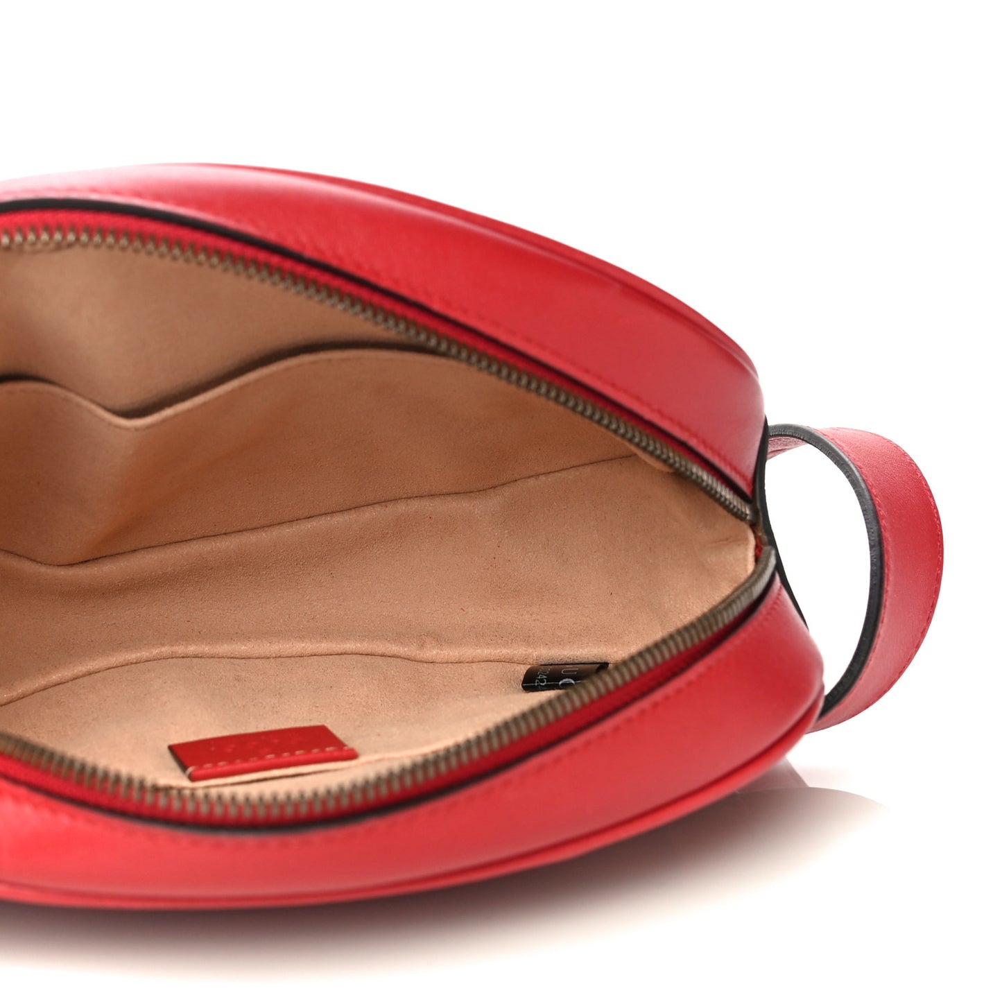 Calfskin Matelasse GG Marmont Belt Bag 85 34 Hibiscus Red