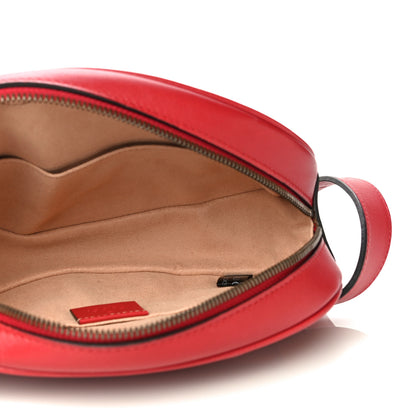 Gucci Calfskin Matelasse GG Marmont Belt Bag 85 34 Hibiscus Red 5 of 14