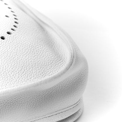 Hermes Taurillon Clemence Evelyne II PM White 19 of 20