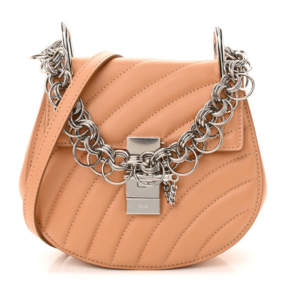 Chloe Calfskin Quilted Mini Drew Bijou Shoulder Bag Blushy Pink 1 of 9