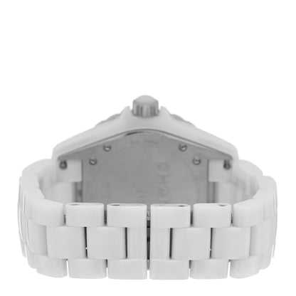 Chanel Stainless Steel Ceramic 38mm J12 Automatic Watch White 3 of 4