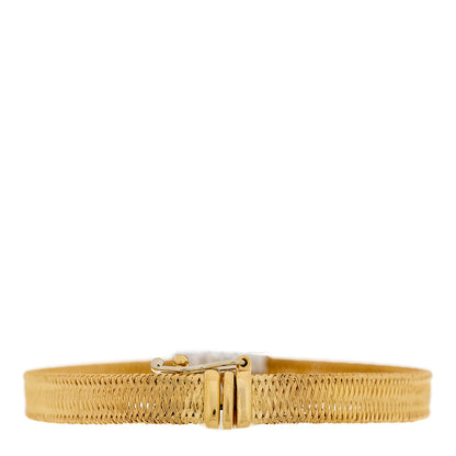 Roberto Coin 18K Yellow White Gold Diamond Woven Bracelet 2 of 3