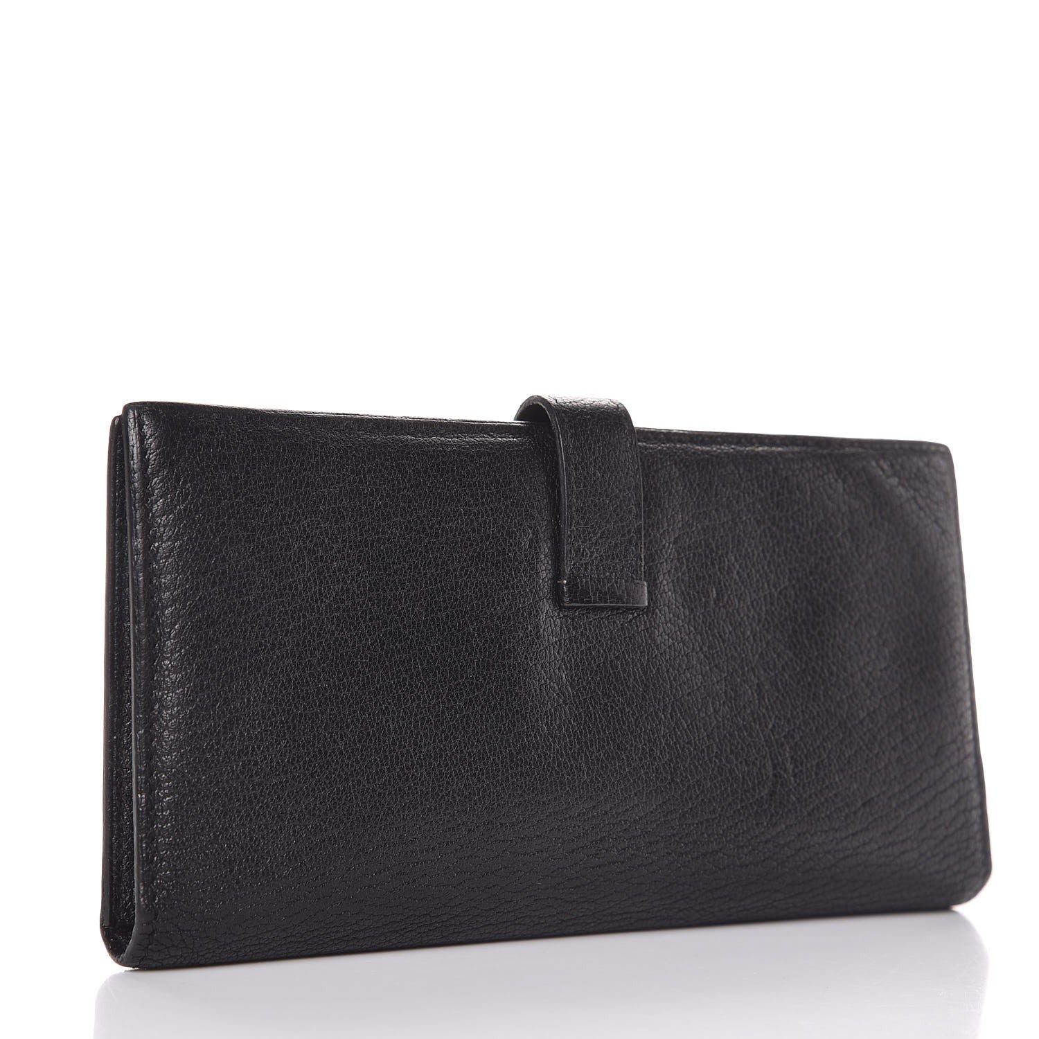 Hermes Chevre Mysore Bearn Wallet Black 3 of 7