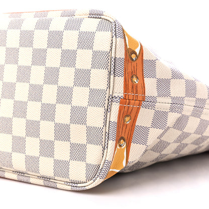 Louis Vuitton Damier Azur Summer Trunks Portofino Neo Neverfull MM 9 of 9