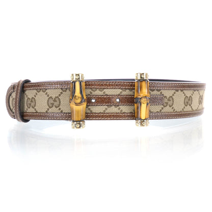 Gucci Monogram Bamboo Belt 80 32 1 of 6