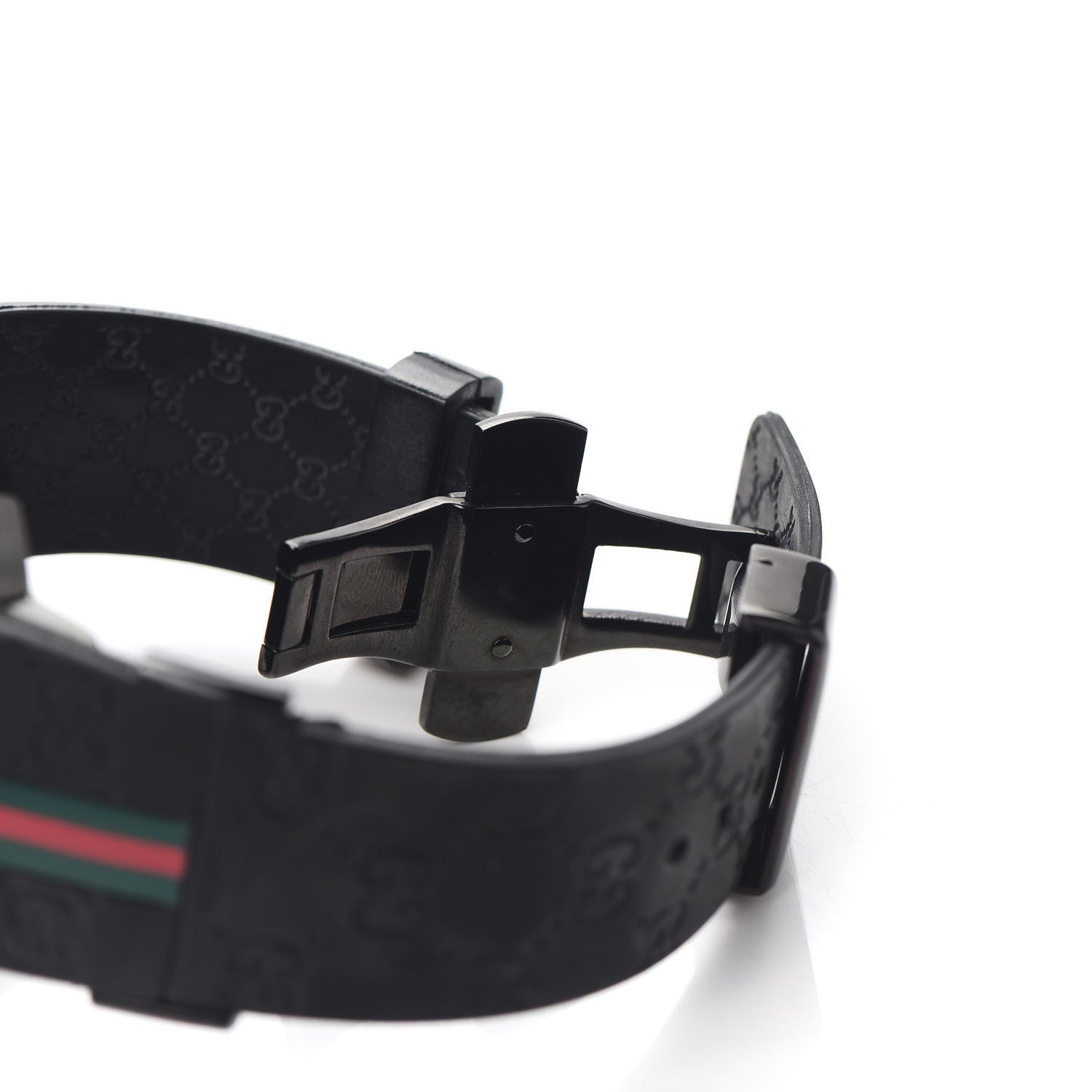 Gucci Stainless Steel Rubber 45mm Digital I-Gucci Web Watch Black 5 of 5