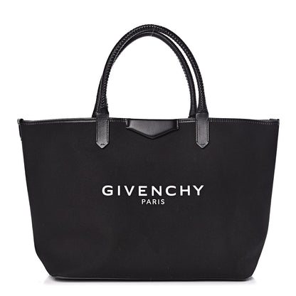 Givenchy Canvas Medium Antigona Logo Tote Black 1 of 10