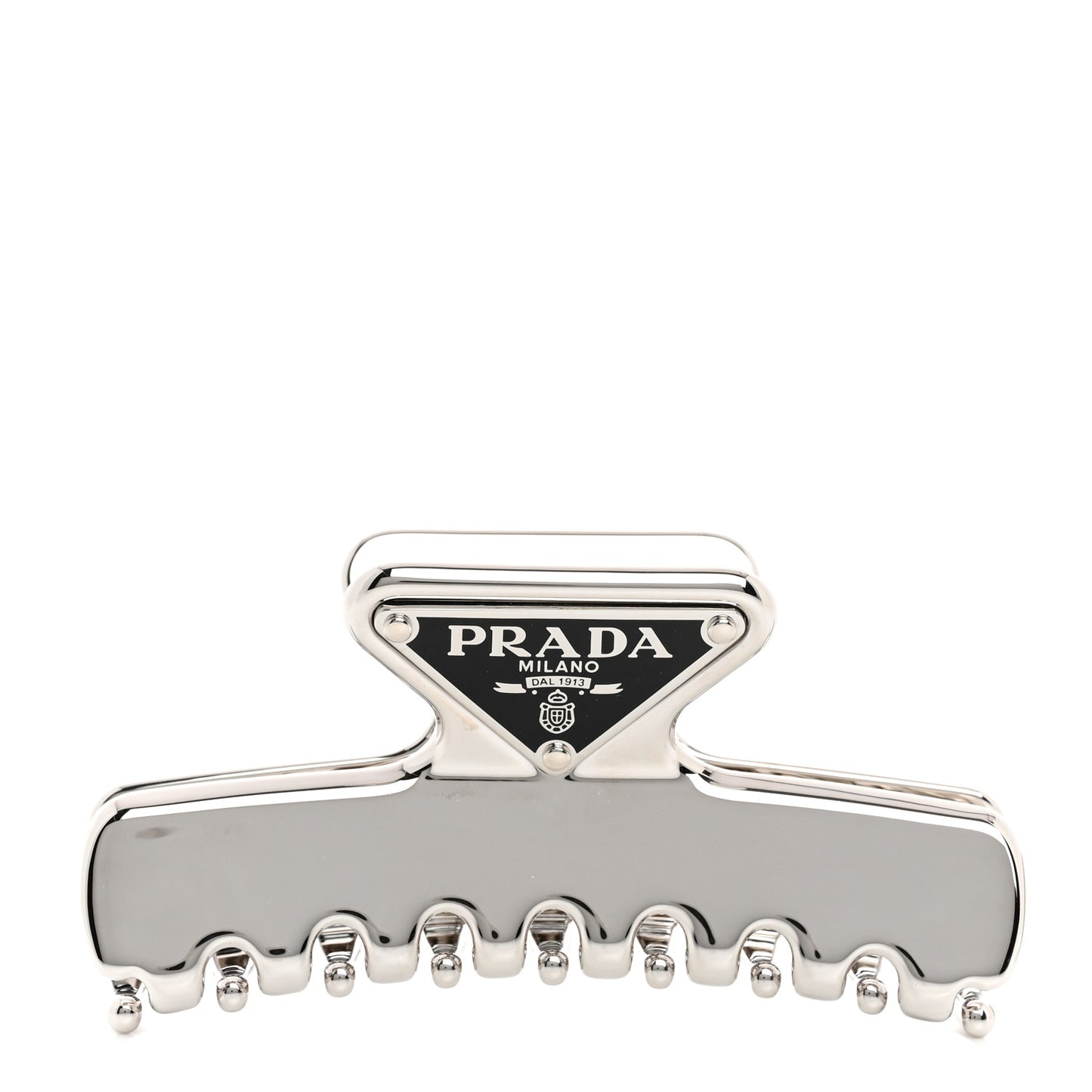 Metal Hair Clip Silver