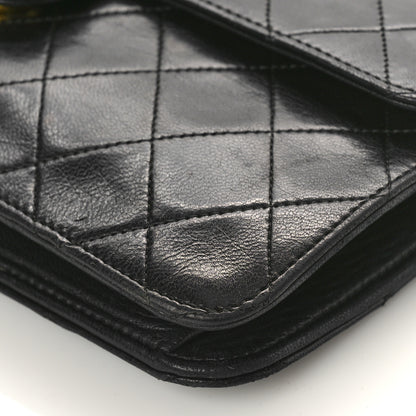 Chanel Lambskin Quilted Small Single Flap Bag Black 9 of 14