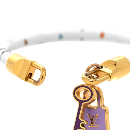 Louis Vuitton Monogram Multicolor Luck It Bracelet White 4 of 4
