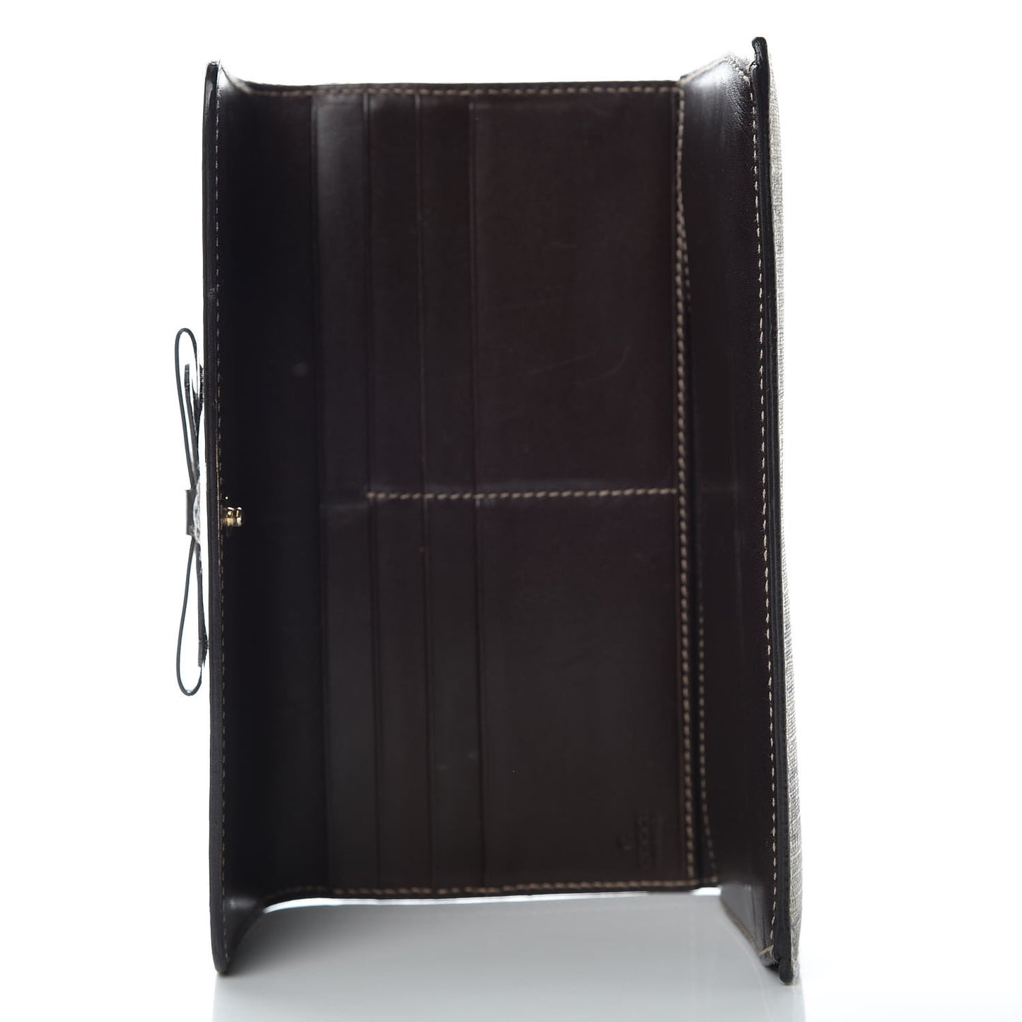 Patent Monogram Continental Wallet Brown