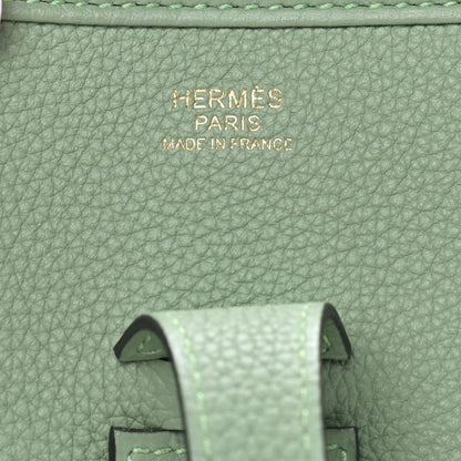 Hermes Taurillon Maurice Evelyne III PM Vert Criquet 5 of 9