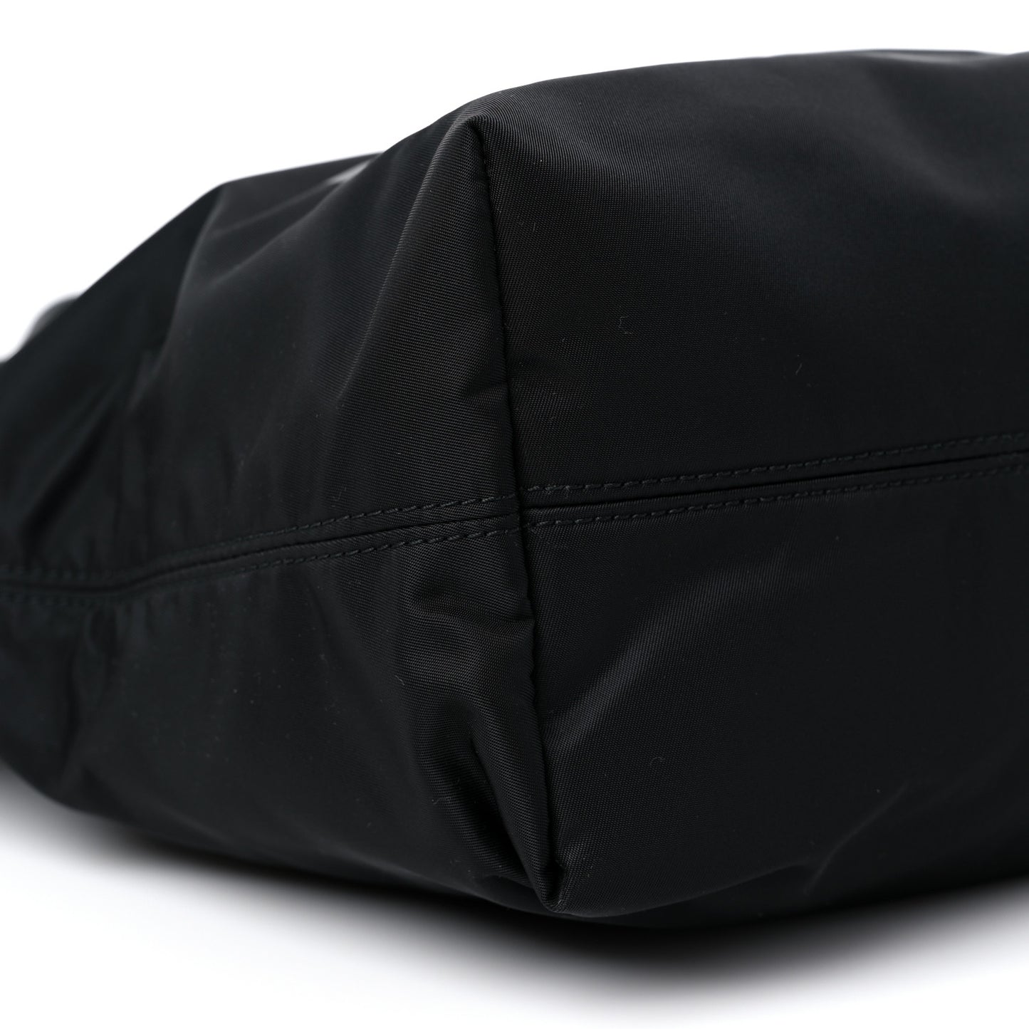 Nylon Logo Tote Bag Black