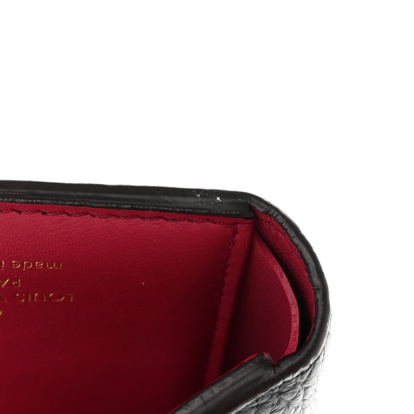 Taurillon Capucines Compact Wallet Black