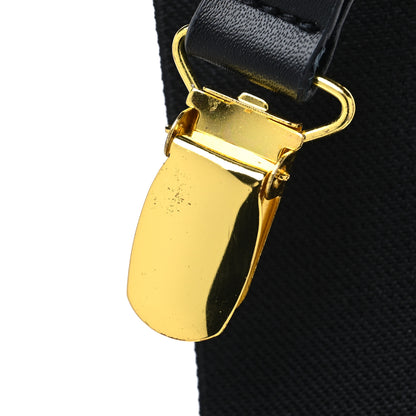Chanel Logo Suspenders Black White 5 of 5