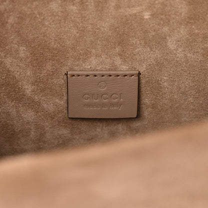 Gucci GG Supreme Monogram Suede Crystal Small Dionysus Shoulder Bag Beige Ebony Taupe 6 of 13