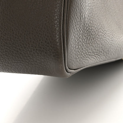 Hermes Taurillon Clemence Lindy 30 Etain 11 of 18