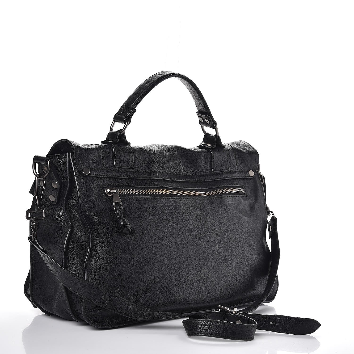 Proenza Schouler Lambskin Medium PS1 Satchel Black 4 of 8